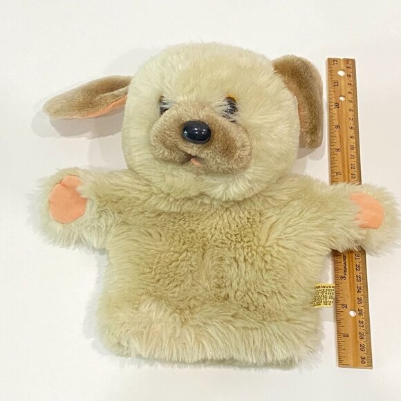 1985 Applause Dog Puppy Hand Puppet Plush Toy Little Beggar Wallace Berrie - Picture 7 of 7